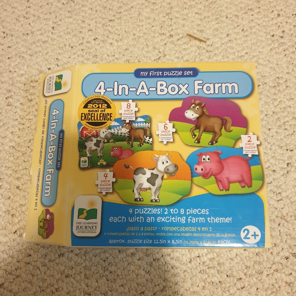 Jumbo puzzle Farm animals